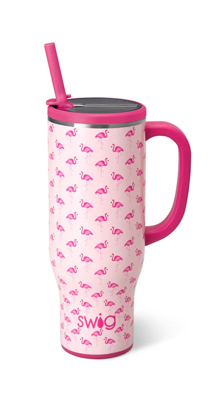 Swig “Flamingo” Pattern Mug/Towel/Coolie