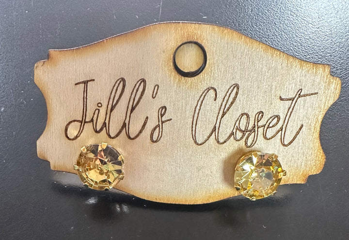 Crystal Stud Earrings