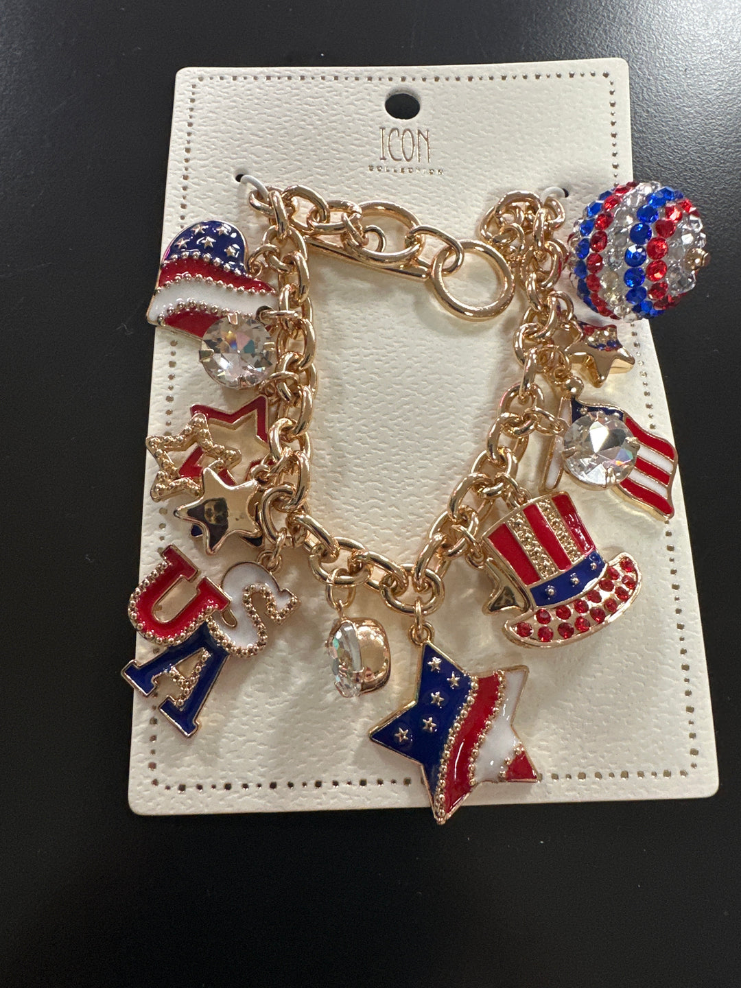 Patriotic Charm Bracelet