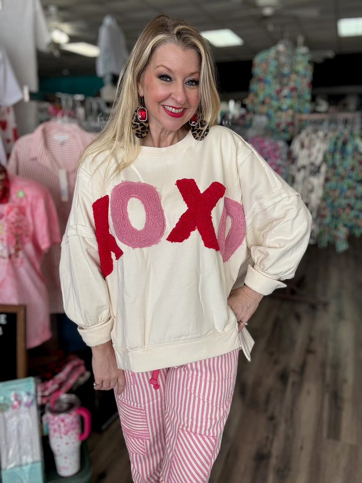 XOXO Fleece Sweatshirt