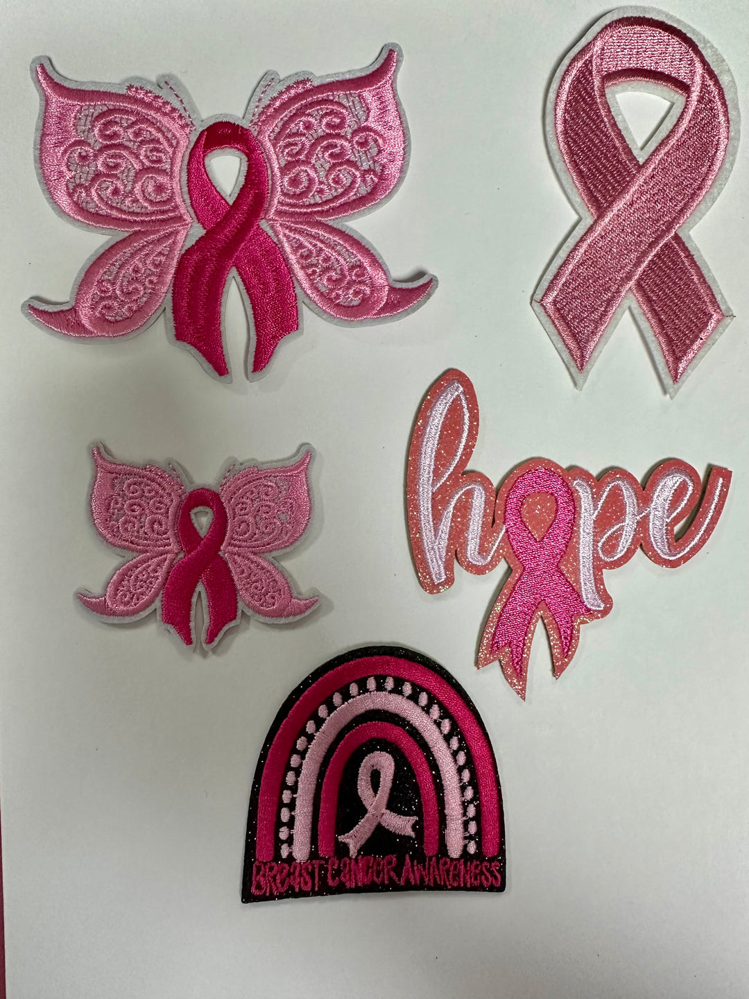 Breast Cancer Embroidery Patches