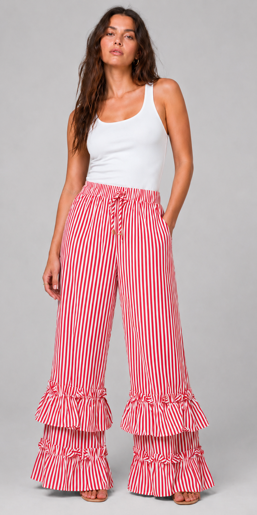Kendra’s Ruffled Summer Pants