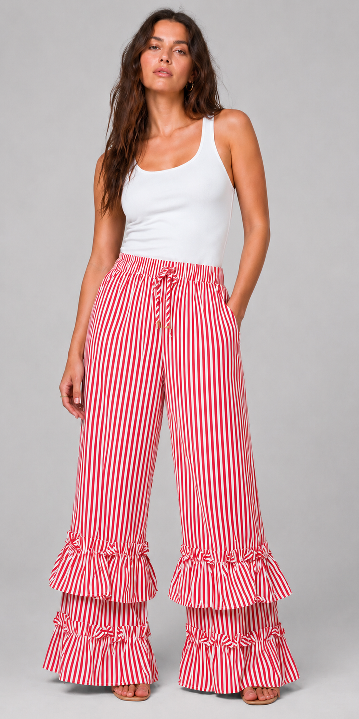 Kendra’s Ruffled Summer Pants