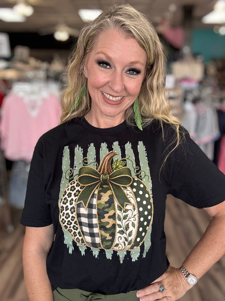Patchwork Pumpkin T-Shirt