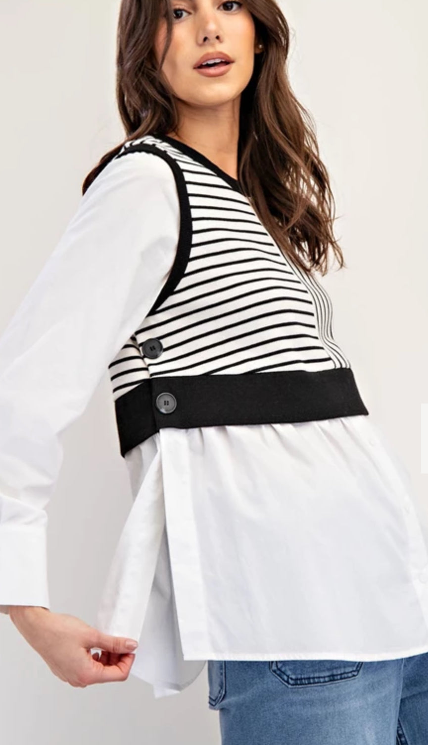 Vest in Me blouse