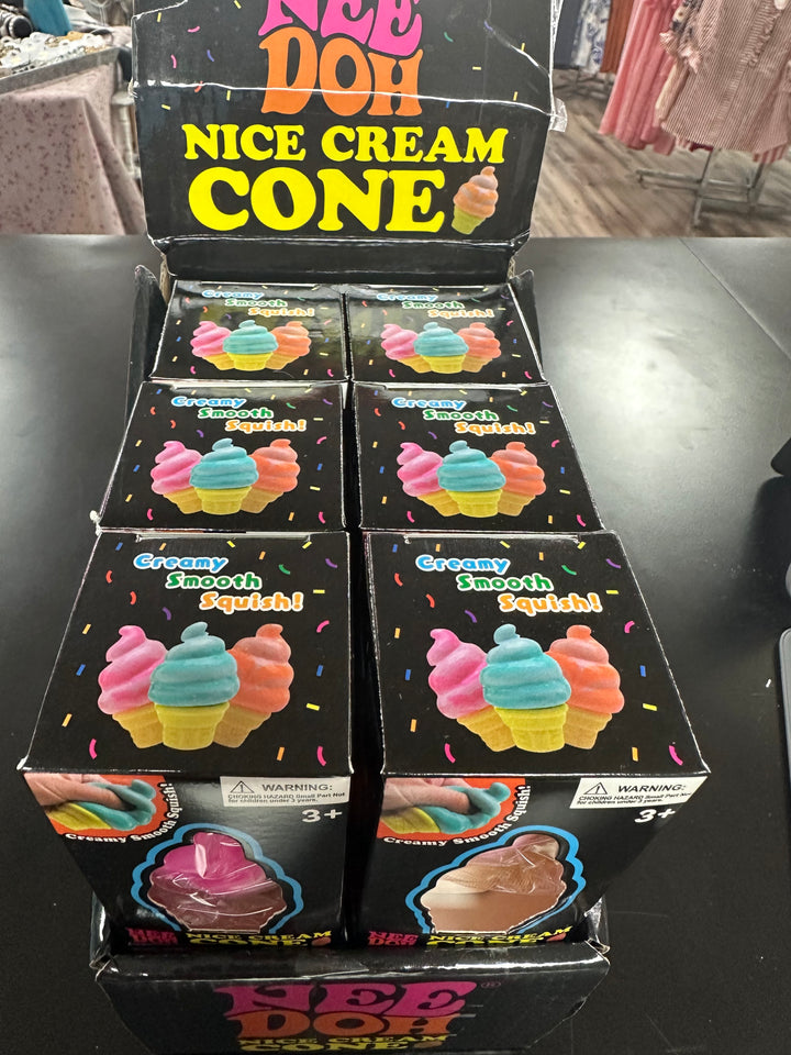 NeeDoh Ice Cream Cone Squishy