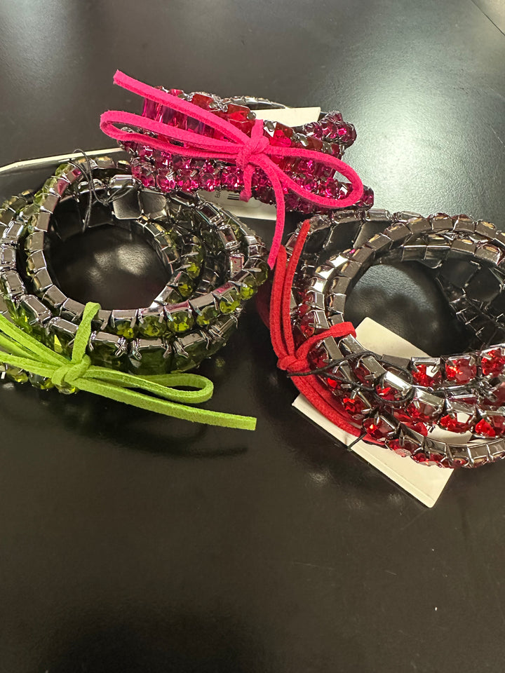 Rhinestone Bracelet 5 Stack