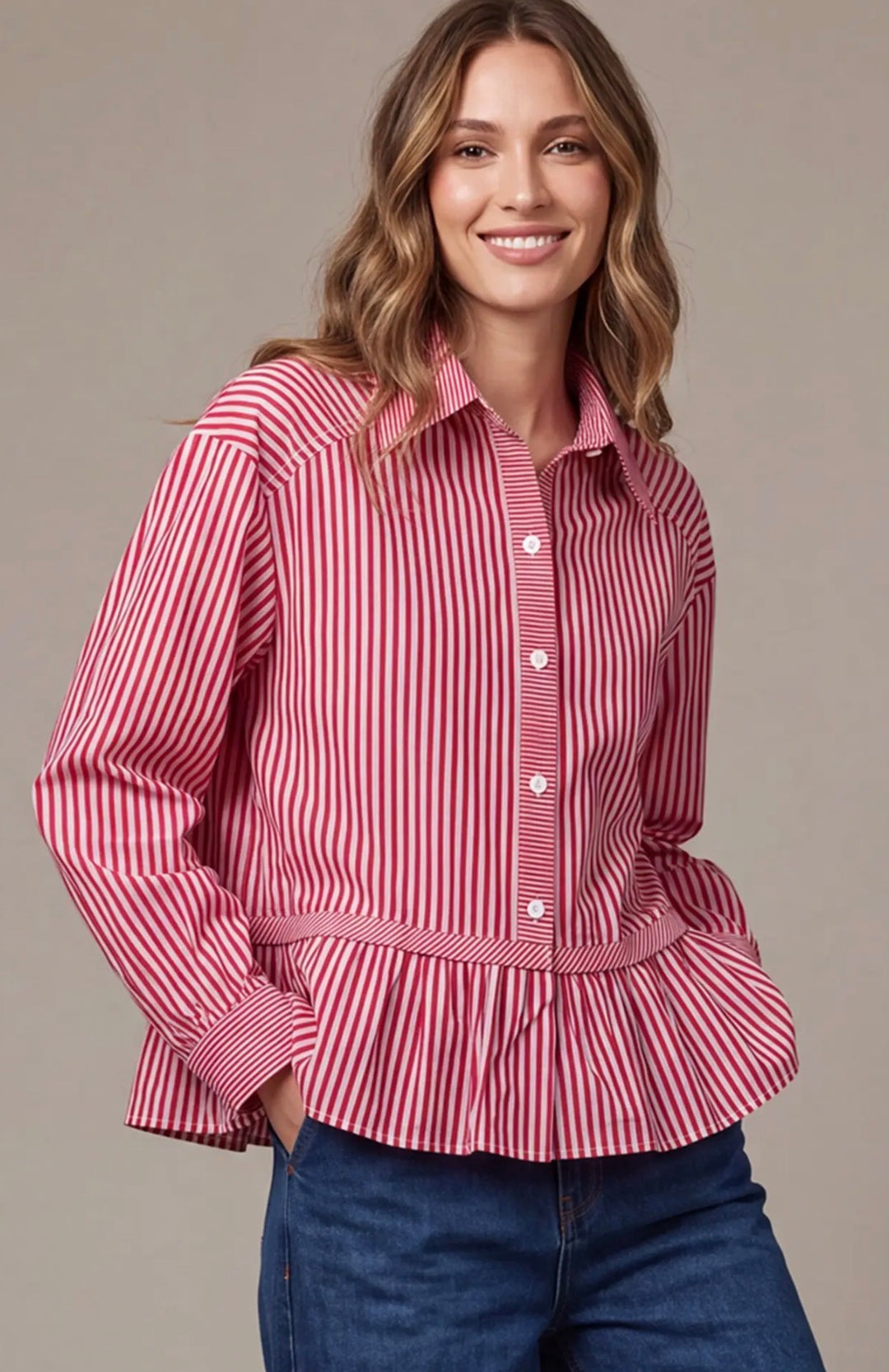 Sally’s Striped Blouse