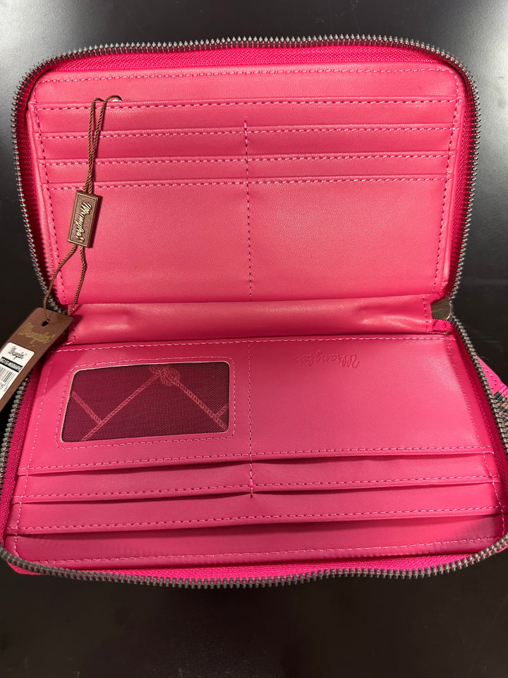 Boot Stitch Wristlet Wallet
