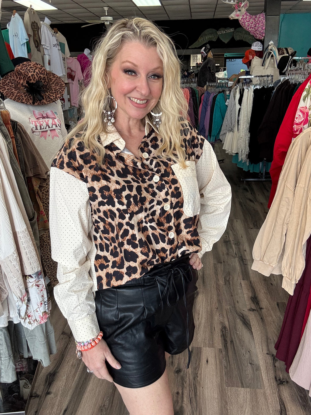 Bettye’s Leopard Blouse