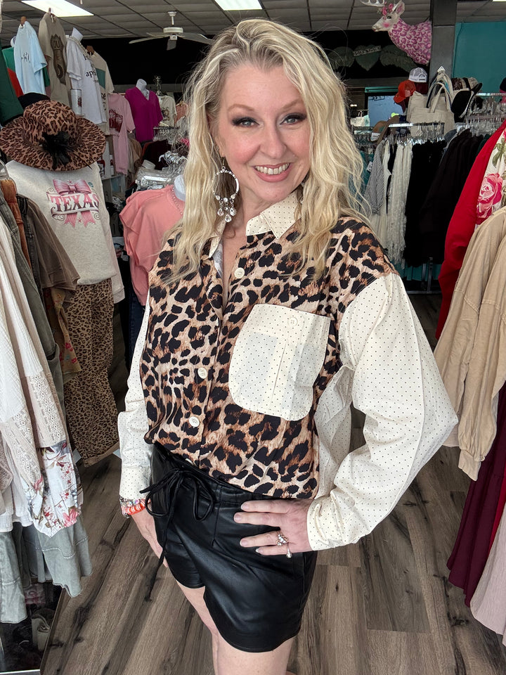 Bettye’s Leopard Blouse