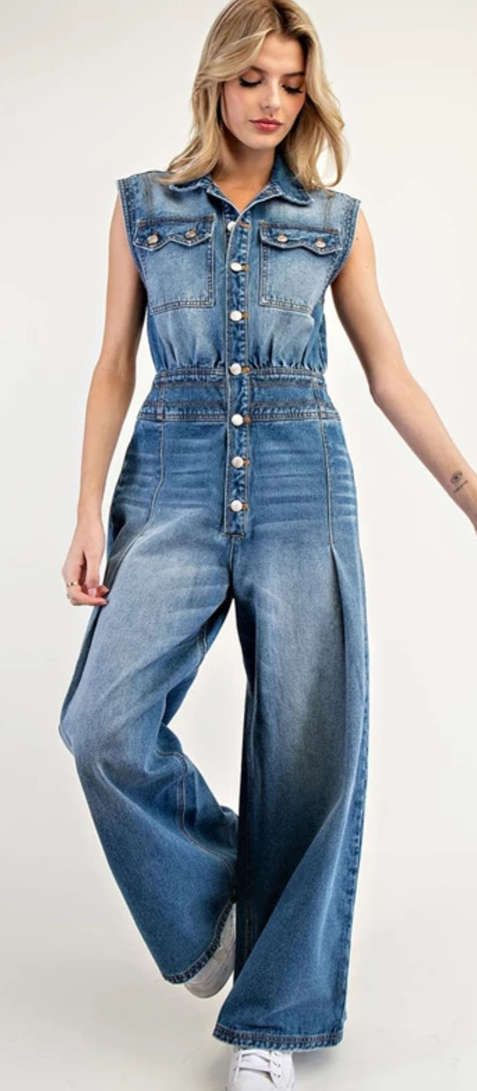 Kerri’s Denim Jumpsuit
