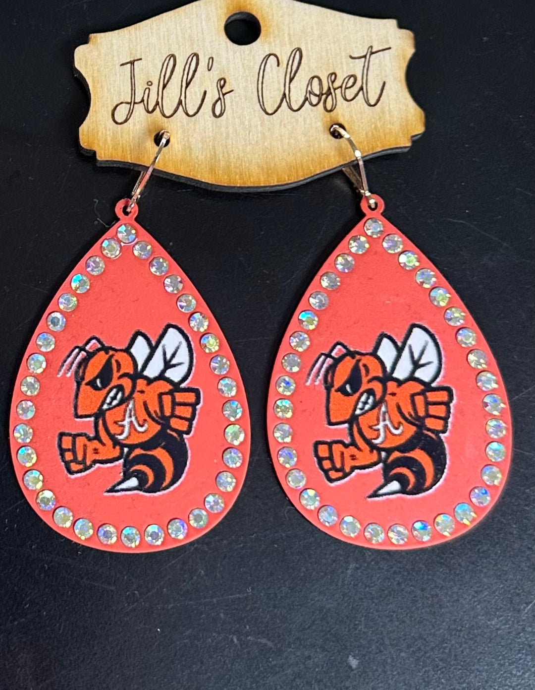 School Spirit Bling Earrings