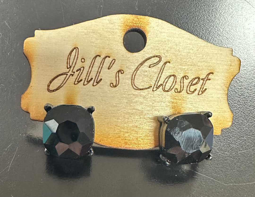 Black Widow Stud Earrings