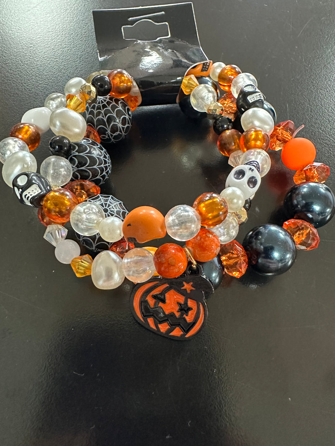 Triple Stack Halloween Bracelet