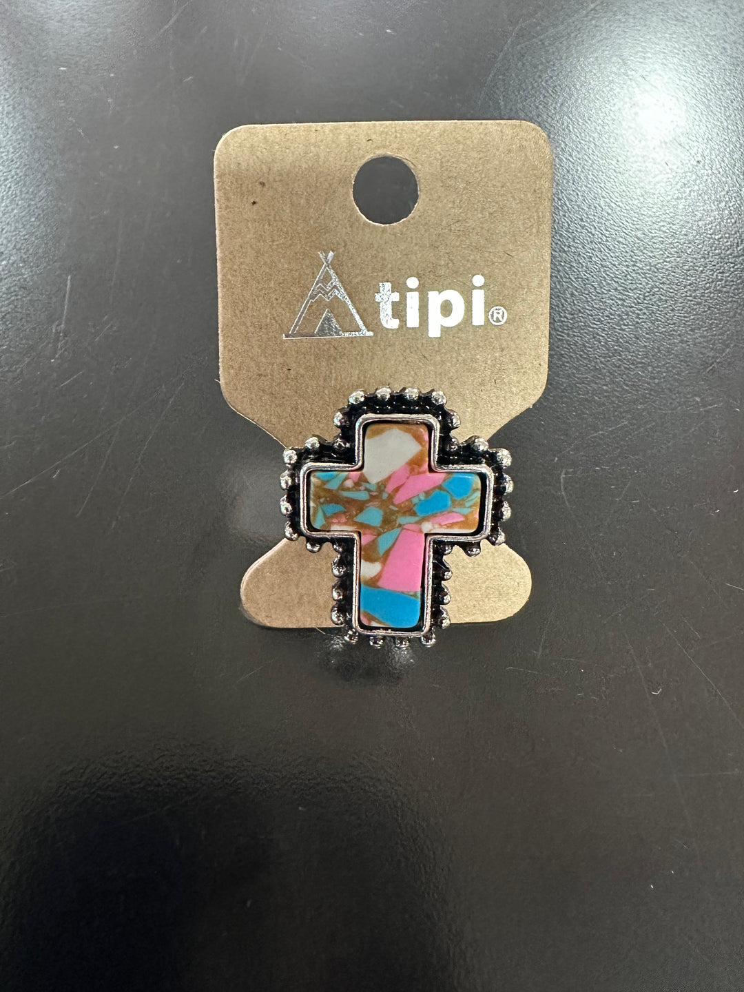 Confetti Cross Ring
