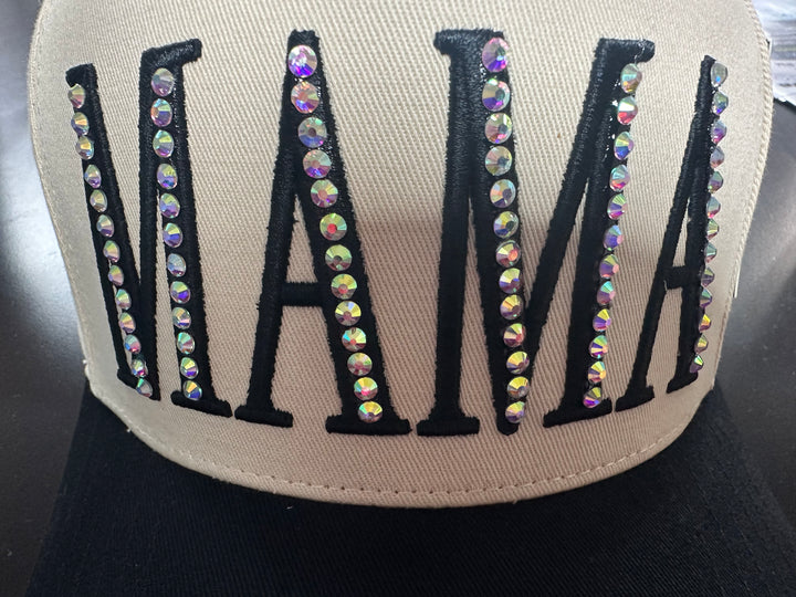 Mama or USA Blinged Trucker Hat