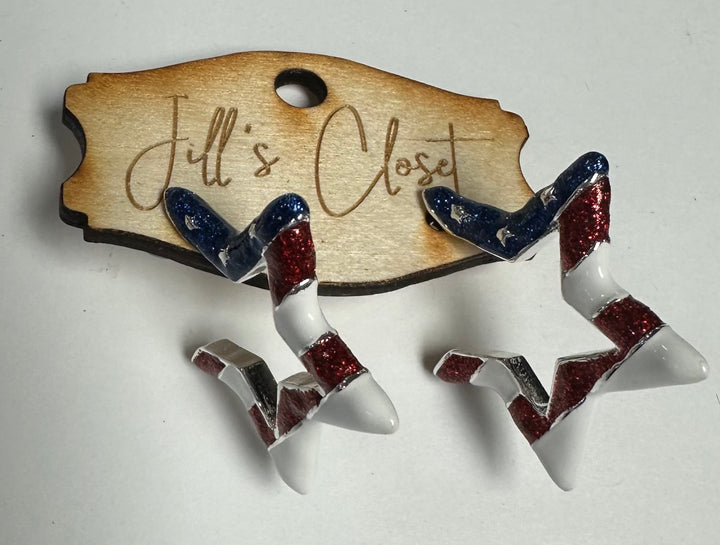 Star Hoop Earrings
