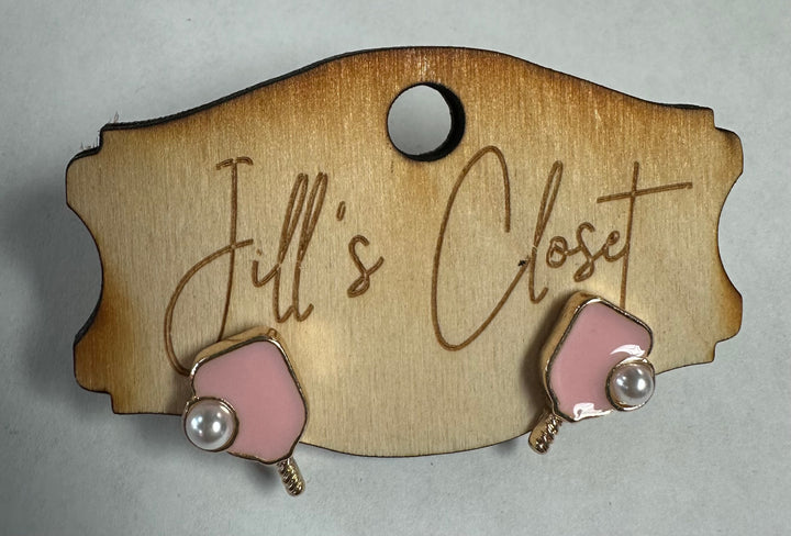 Pickleball Stud Earrings