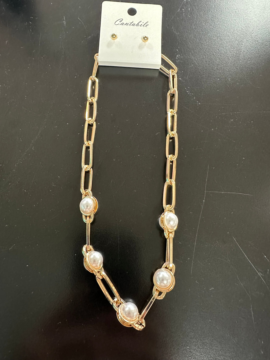 Linked Pearl Bracelet or Necklace