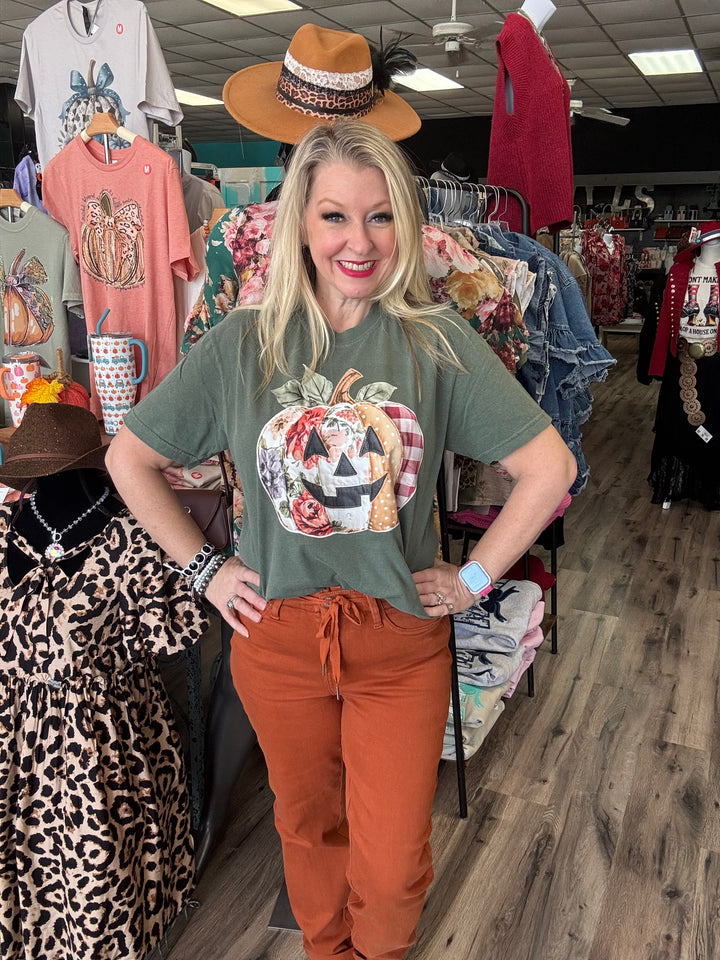 Patchwork Pumpkin Tee