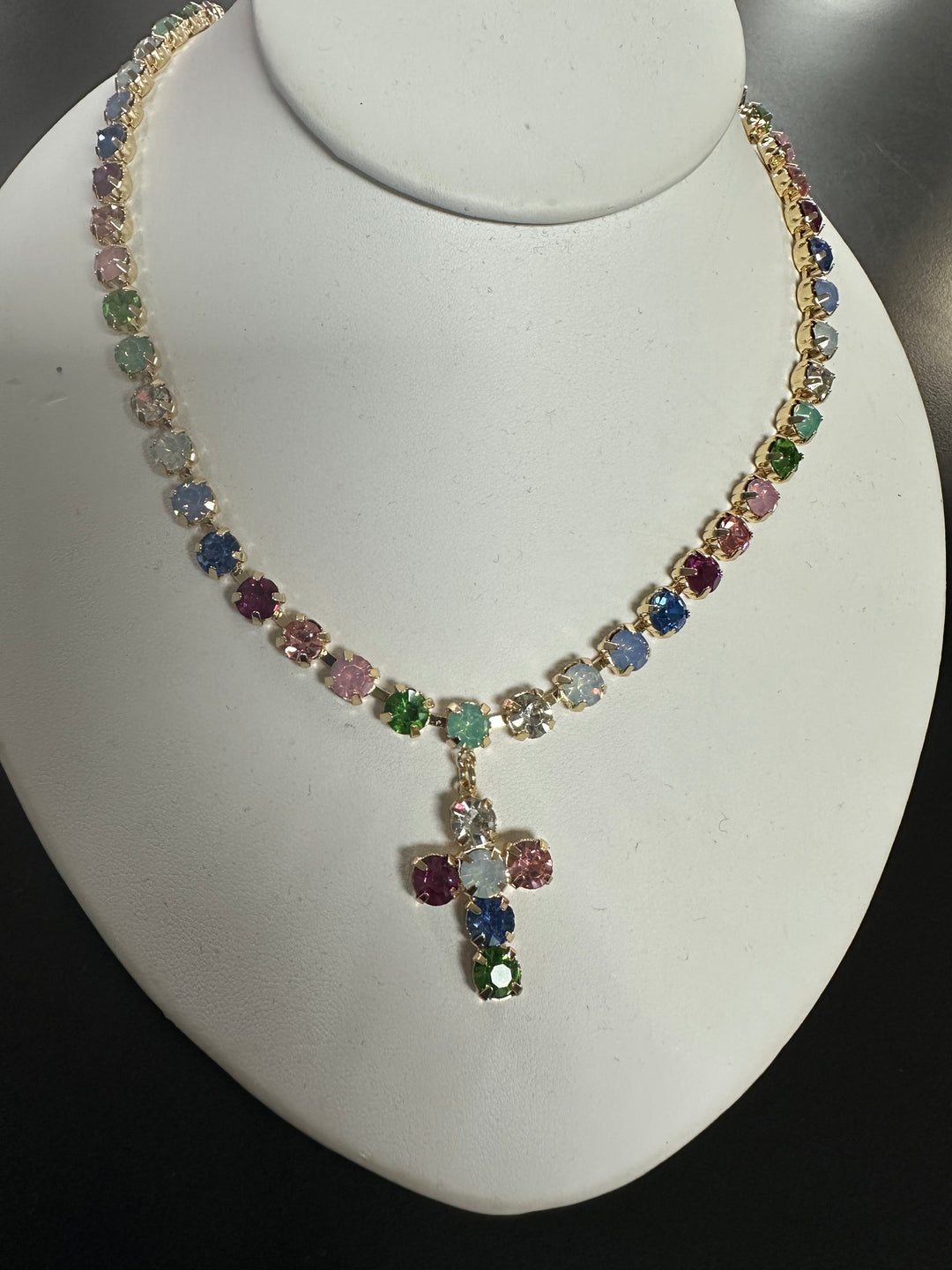 Crystal Cross Necklace