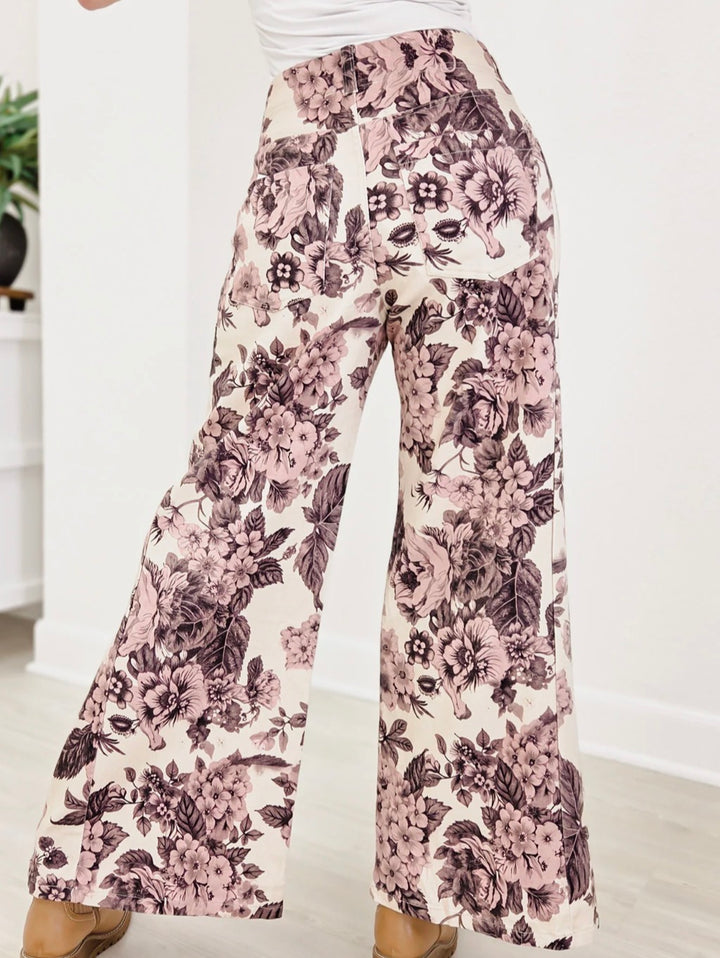 Fall Flowers Blush Jeans