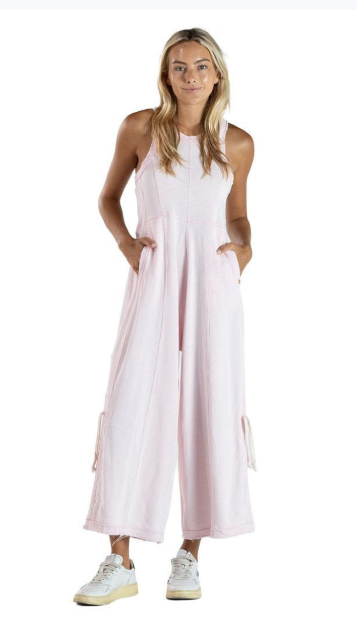 Washed Pink Jumpsuit
