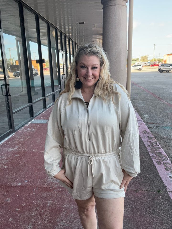 Dreaming in Ecru Romper