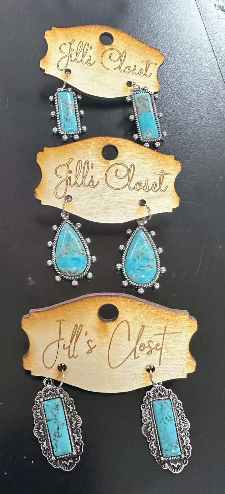 Turquoise Drop Earrings