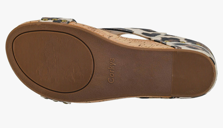 Corky’s Gold Leopard Carley Shoes