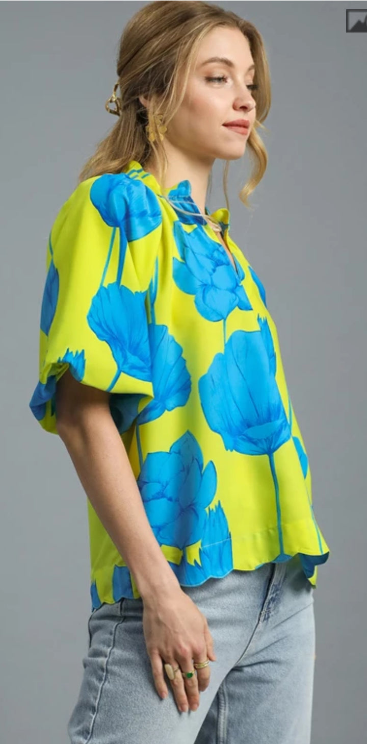 Big Poppy Blouse