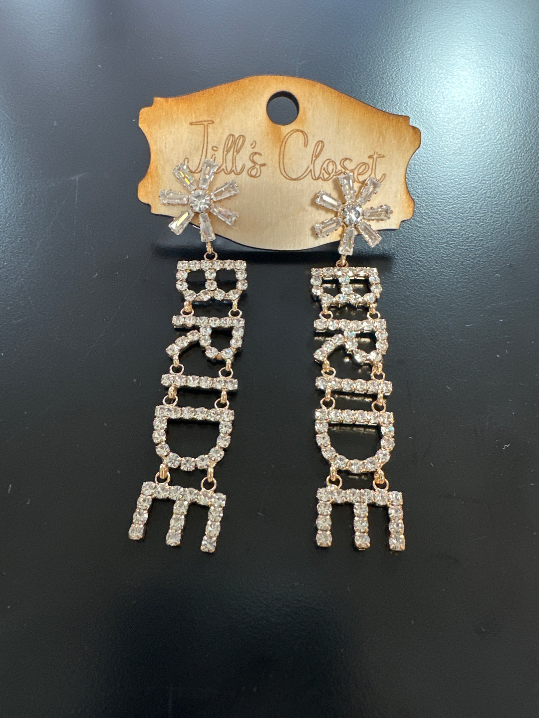 Bride Rhinestone Earrings