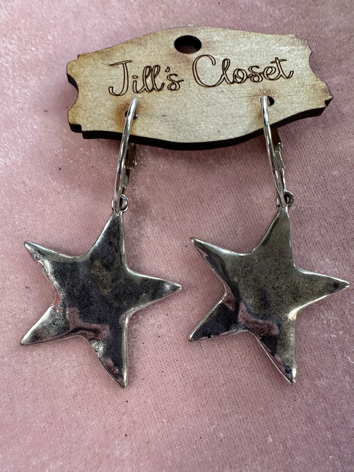 Silver Western Earrings
