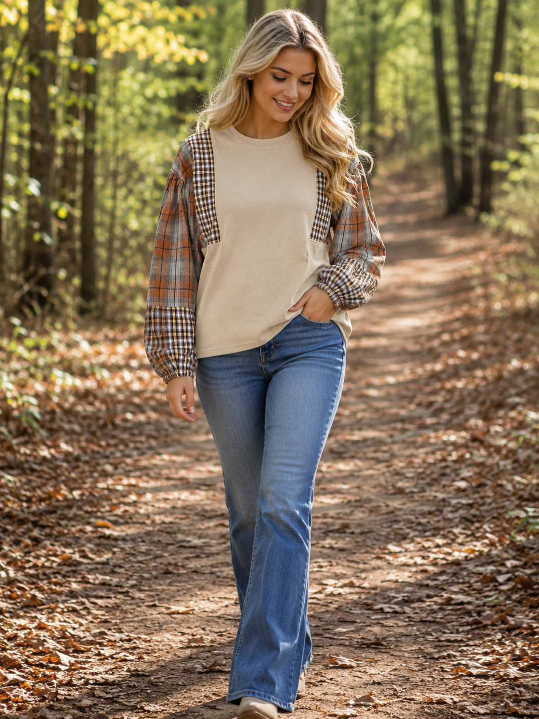 Marilyn’s Plaid Pullover