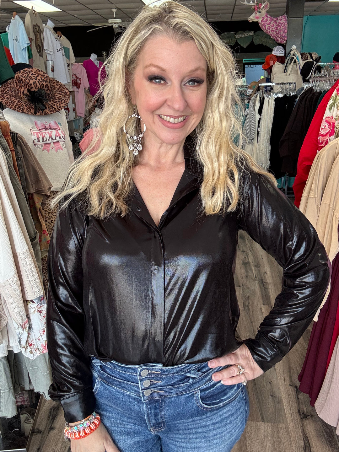 Ozzy’s Metallic Blouse