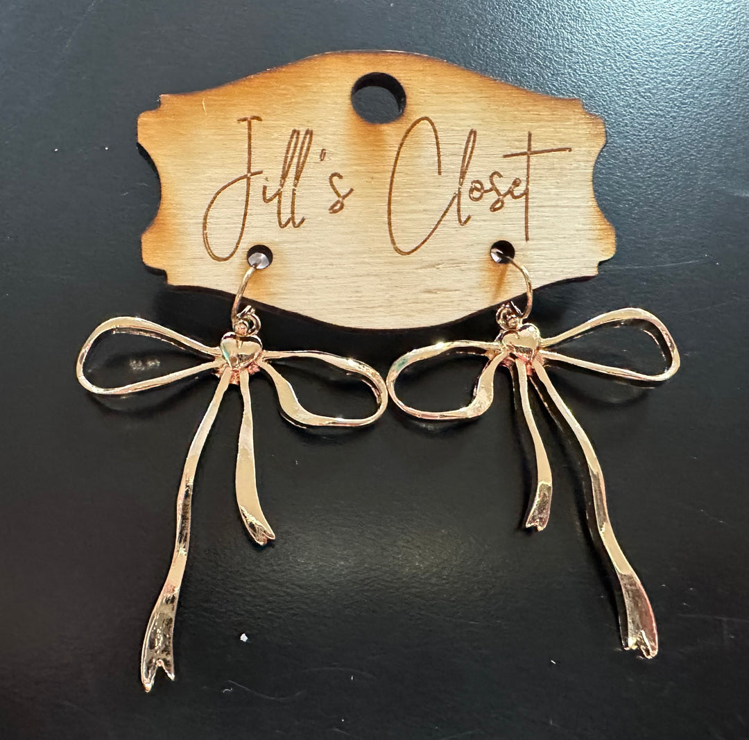Bow earrings