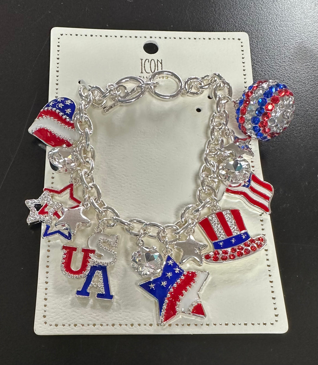 Patriotic Charm Bracelet