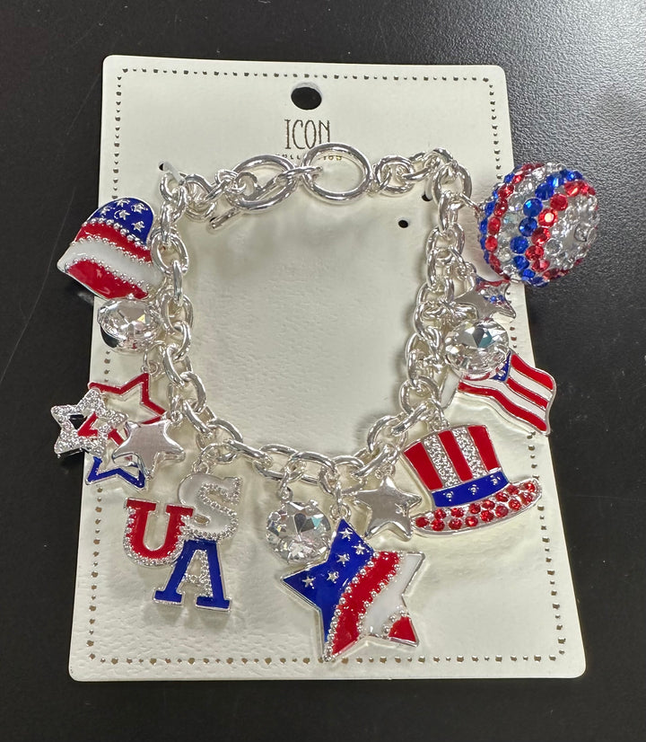 Patriotic Charm Bracelet