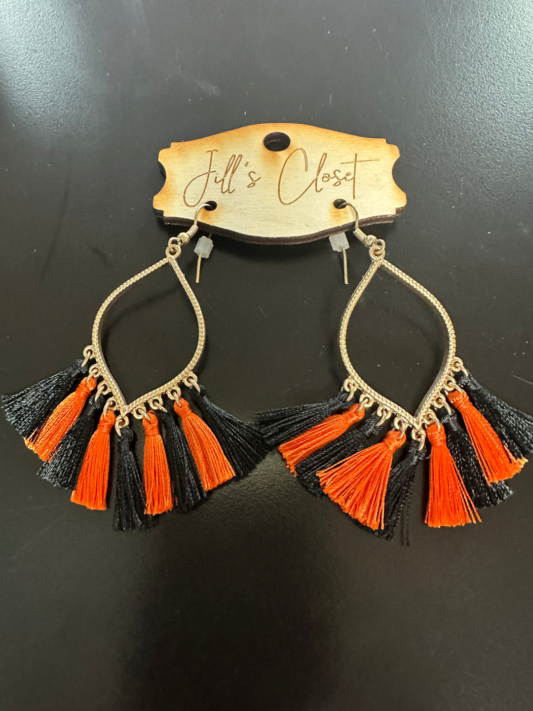 Fringed Tassel earrings.