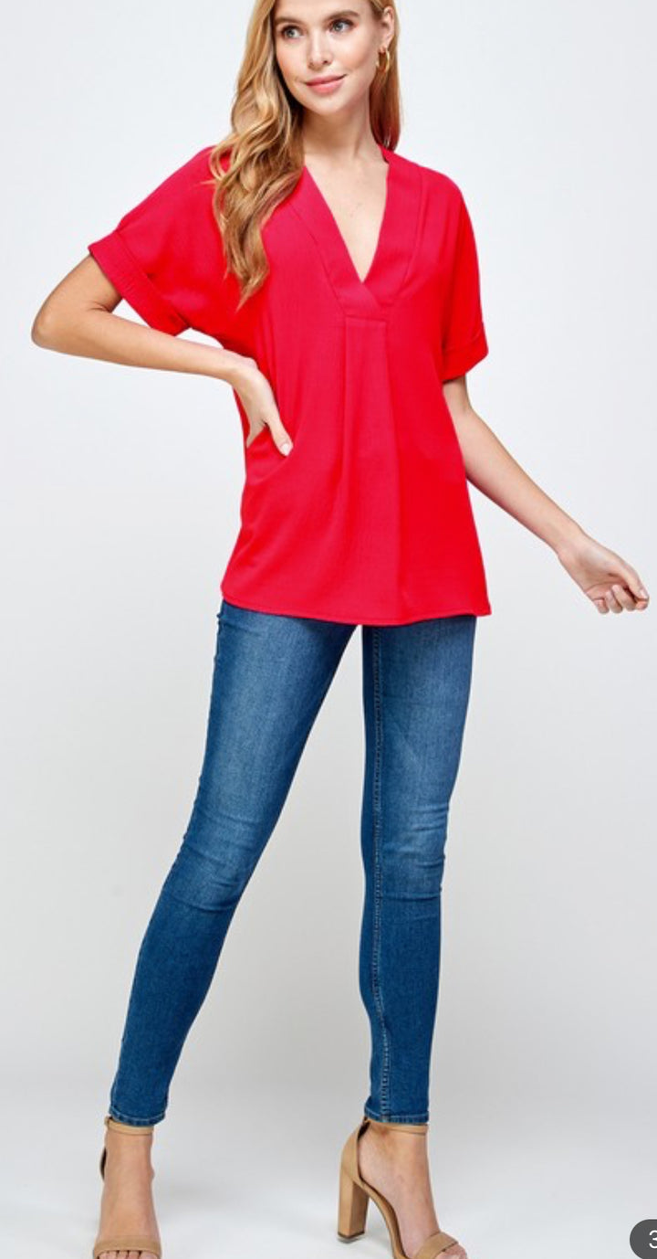 Another V-Neck Blouse