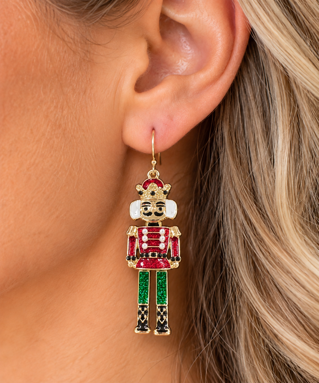 Nutcracker Fishhook Earrings