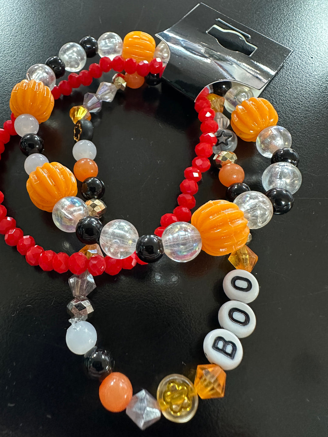 Triple Stack Halloween Bracelet