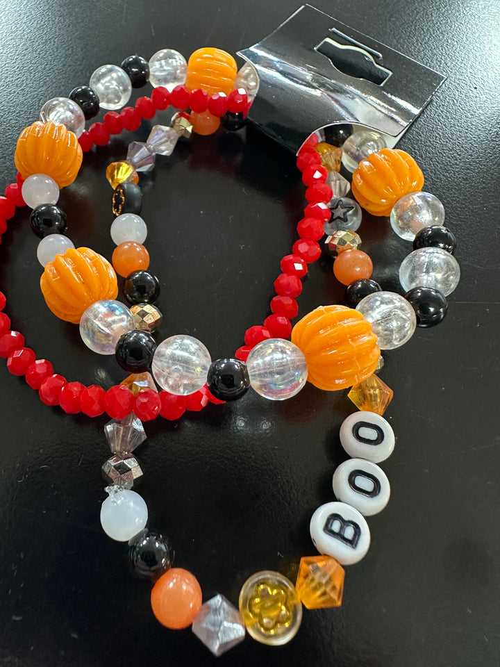 Triple Stack Halloween Bracelet