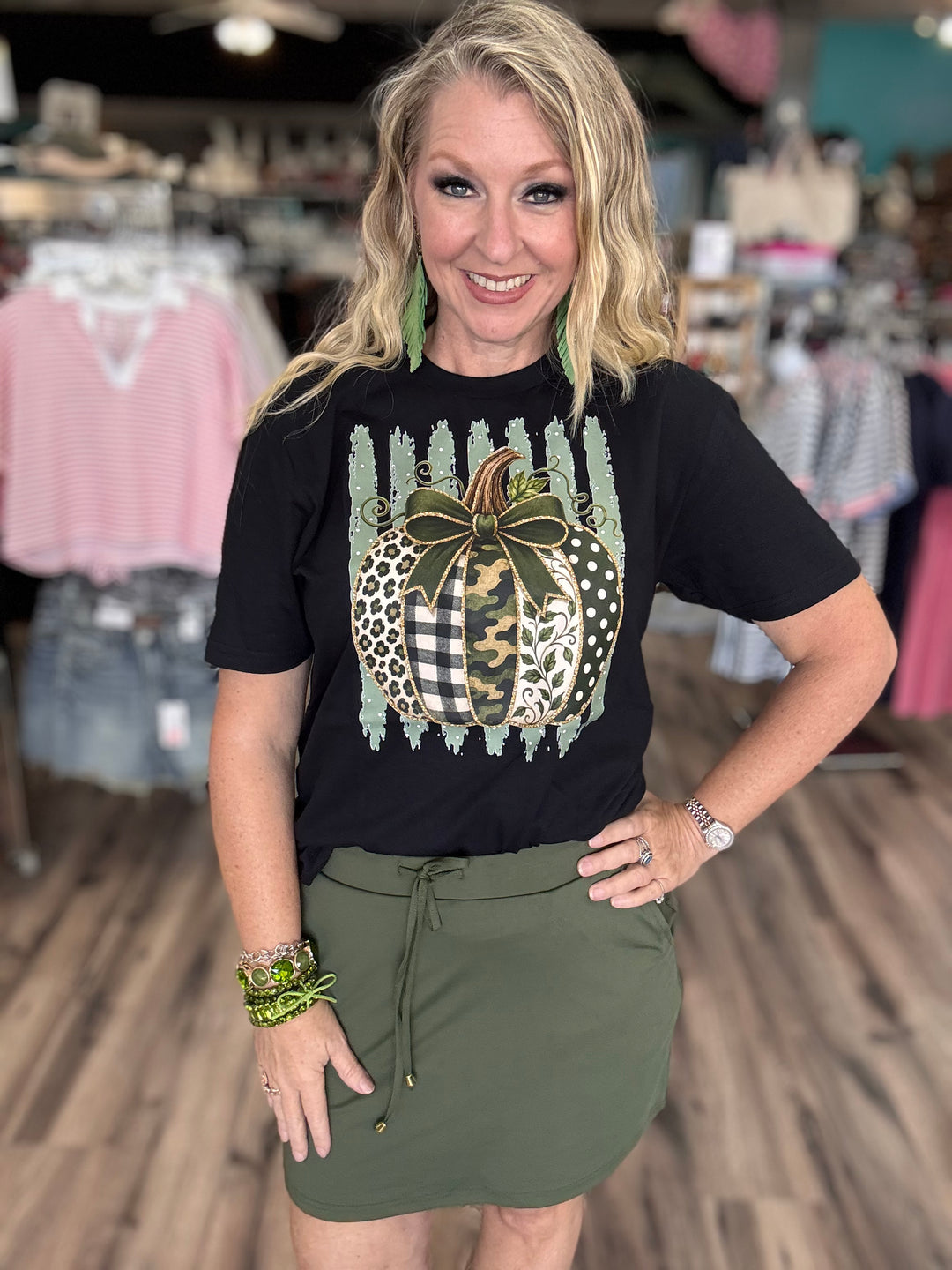 Patchwork Pumpkin T-Shirt