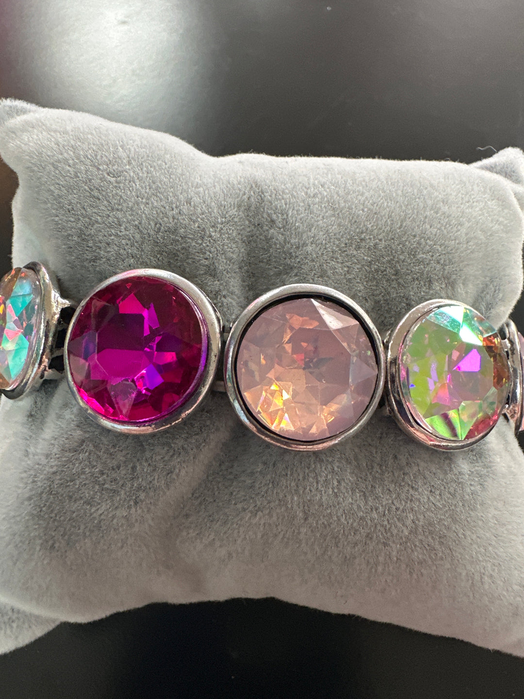 Rd. Faceted Stone Bracelets