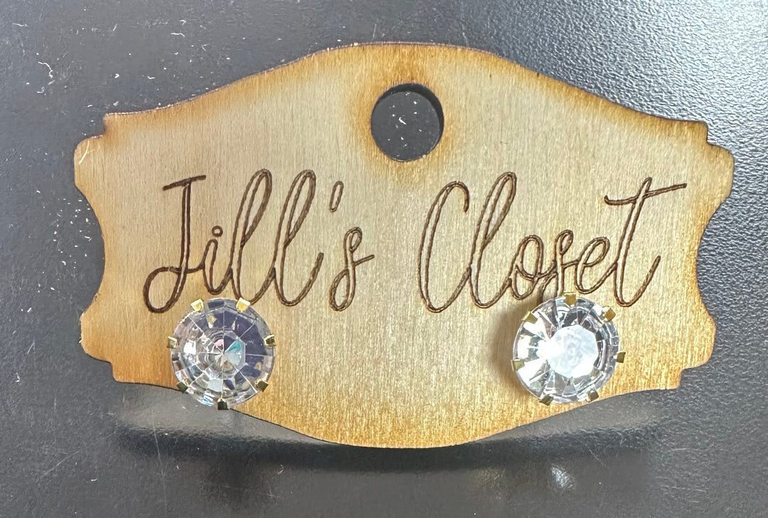 Crystal Stud Earrings