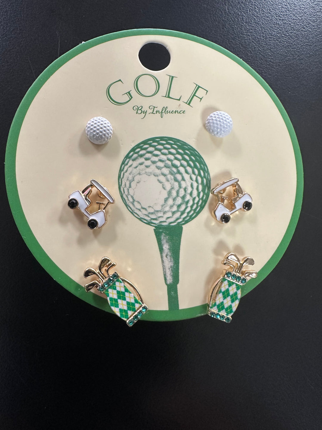 Golf Earrings, Necklaces or Bracelets