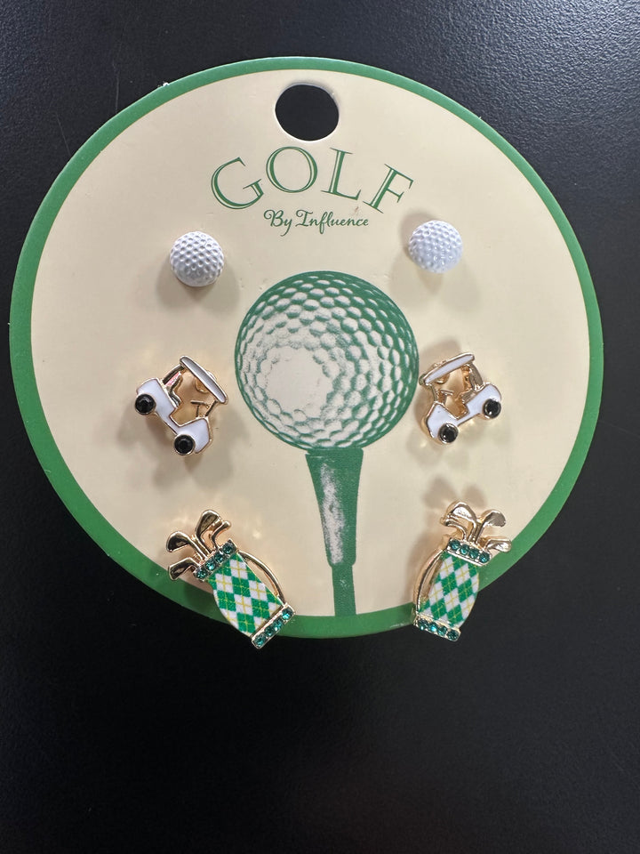 Golf Earrings, Necklaces or Bracelets