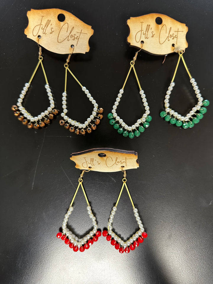 Pearl & Bead Earrings